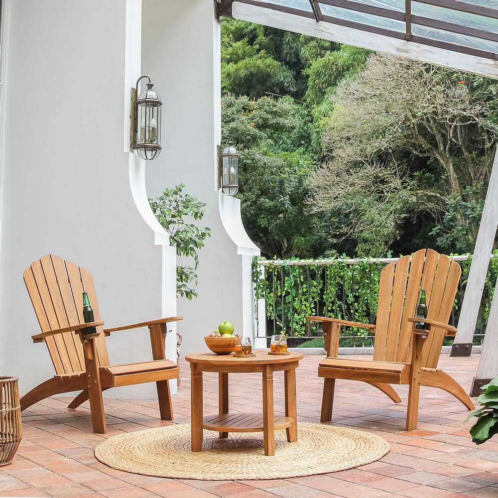 Cambridge Casual Richmond 3Piece Teak Wood Patio Conversation Set 610666TWXXXXXX The Home