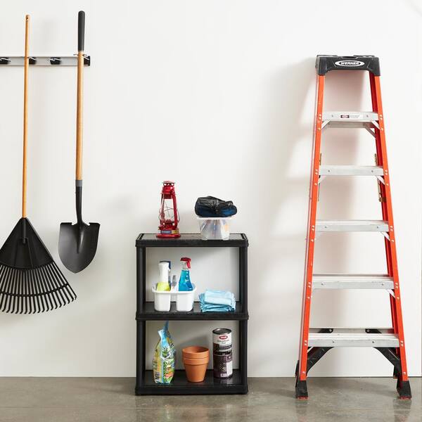 Maxit 5-Tier Heavy-Duty Plastic Shelving Unit