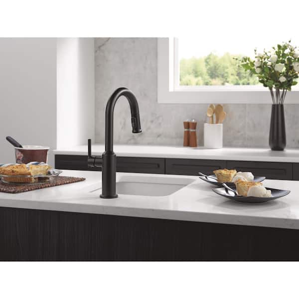 Cordova Matte Black Single Handle Bar Faucet