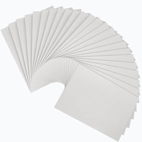 6.3 in x 4.75 in Self Adhesive Vinyl Siding Repair Patch Kit for Cracks Holes and Blemishes 48 Pack