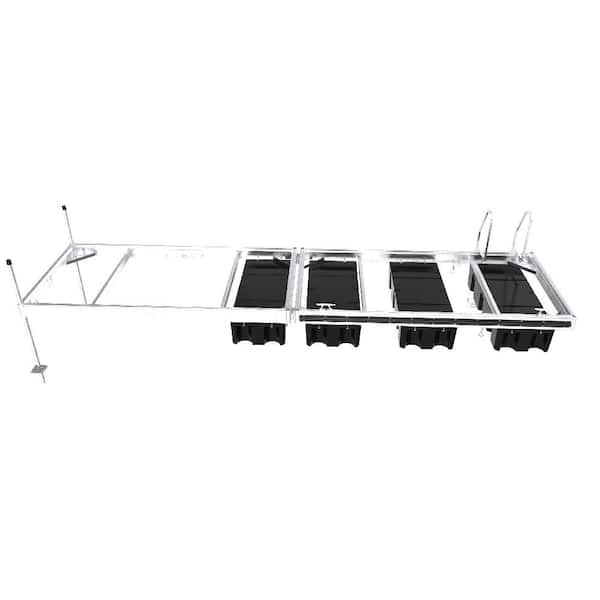 Multinautic QPF-495,5 ft. x 10 ft. 2 Sections I Shape Floating Dock, 12 in. Freeboard
