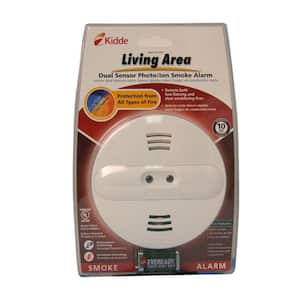 Firex Battery Operated Smoke Detector with Ionization and Photoelectric Dual Sensors