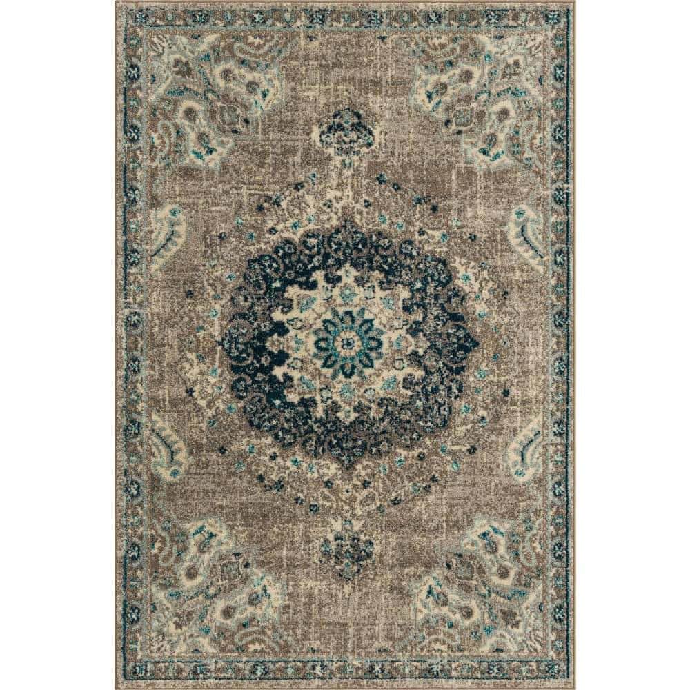 Penrose Alexis Gray 5 ft. 3 in. x 7 ft. 7 in. Area Rug price history on PriceWatchPro
