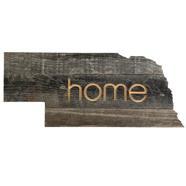 BarnwoodUSA Large Rustic Farmhouse Nebraska Home State Reclaimed Wood ...