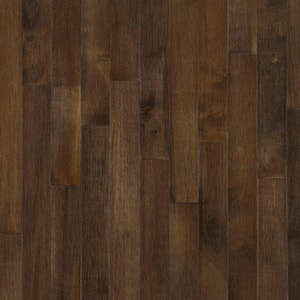 Maple Cappuccino 3/4 in. Thick x 2-1/4 in. Wide x Varying Length Solid Hardwood Flooring (20 sqft / case)