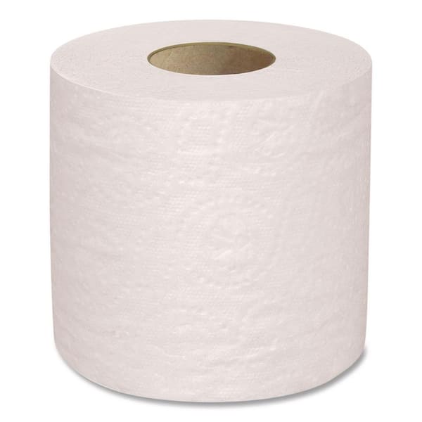 DuraPlusu00ae Bathroom Tissue, 2-Ply, White, 48 Rolls/Case, 420 Sheets/Roll