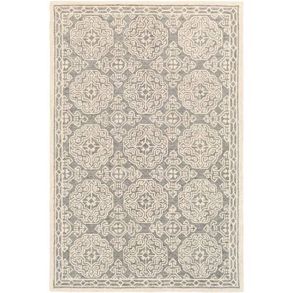 Artistic Weavers Majorca Gray Medallion 10 ft. x 14 ft. Indoor Area Rug