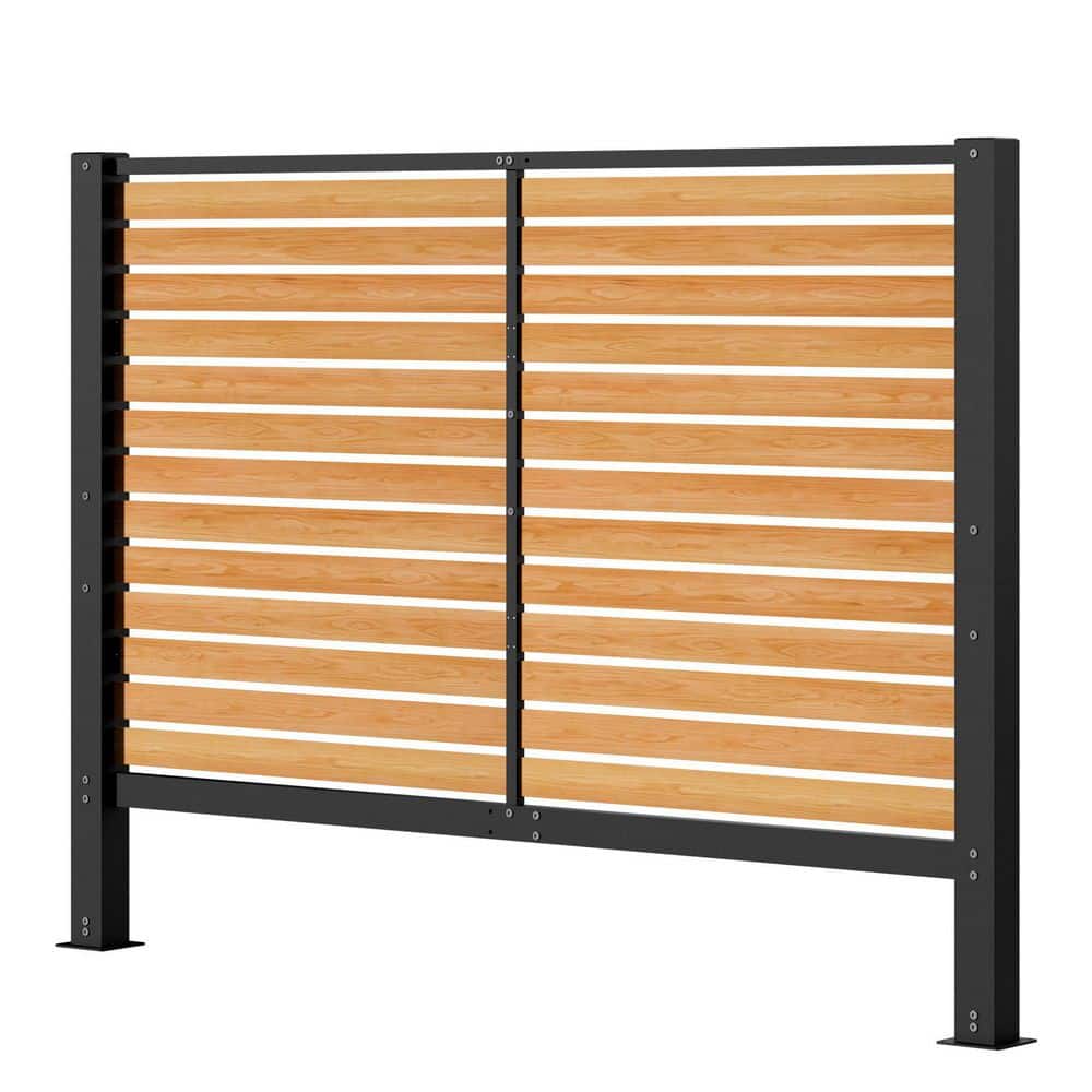 96 in. W x 72 in. H Outdoor Wood Fence Privacy Screen 1-Panel Air Conditioner Fence Trash Can Pool Equipment Fence price history on PriceWatchPro