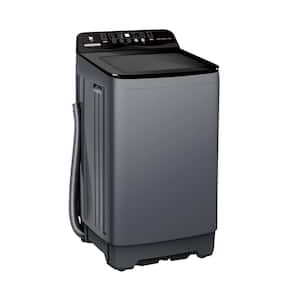 2 cu. ft. Top Load Washer in Black with 10 Washing Procedures and Low Noise