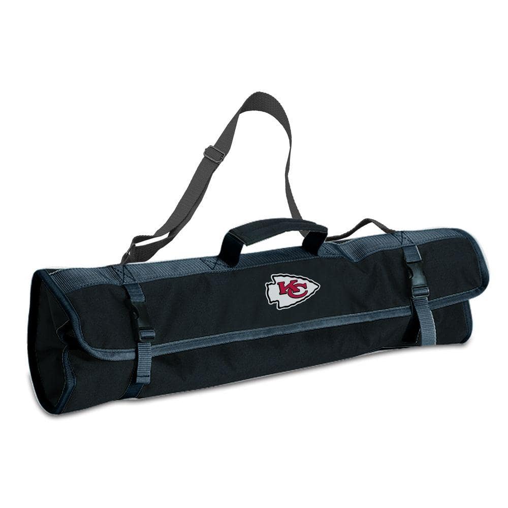 NFL Kansas City Chiefs 3-Piece BBQ Tote and Tools Set by Picnic Time