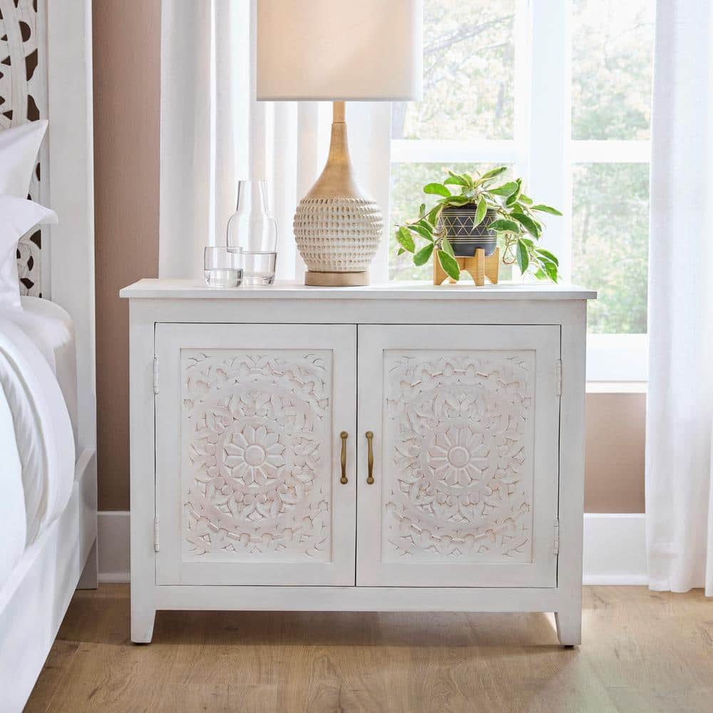 USAビンテージ Stanley furniture ホワイトキャビネット STANLEY FURNITURE Concentrics Collection White Washed 66