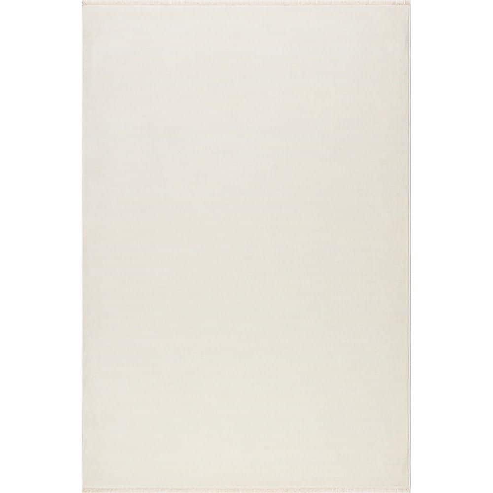 Raya Contemporary Solid Area Rug Cream 5 ft.  ft. x 7 ft.  10 in.  ft. Area Rug price history on PriceWatchPro