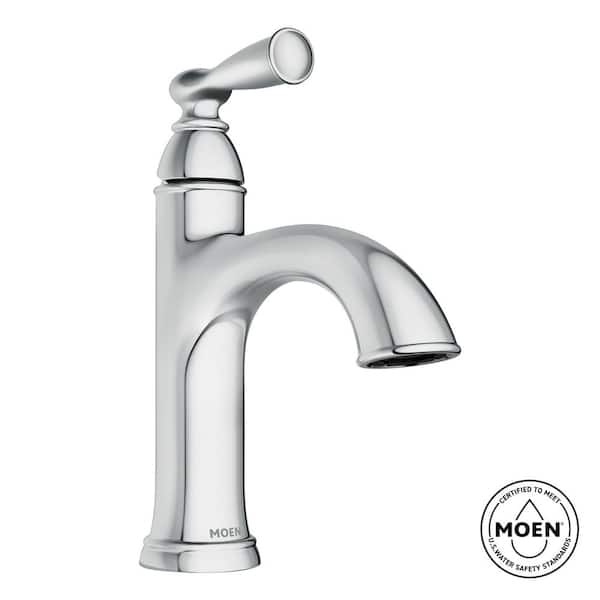 Banbury Single Handle Single Hole Bathroom Faucet in Chrome