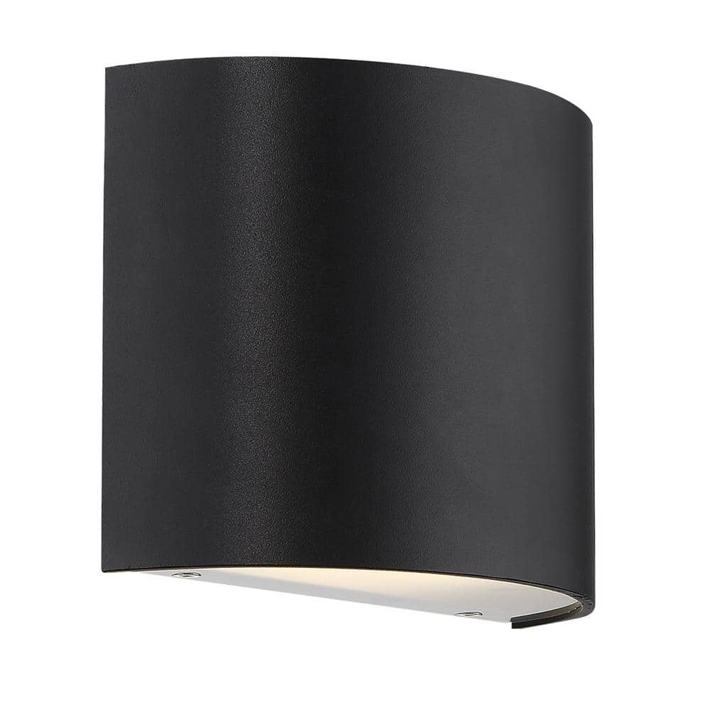 Black Aluminum LED Dimmable Wall Sconce