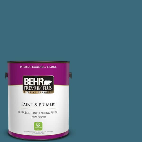 BEHR PREMIUM PLUS 1 gal. #S460-6 Mammoth Mountain Eggshell Enamel Low Odor Interior Paint & Primer