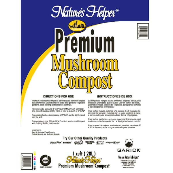 1 Cu Ft Premium Mushroom Compost Bg1cfnhmc The Home Depot