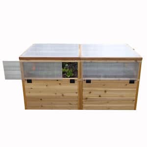 6 ft. x 3 ft. Garden in a Box with Greenhouse Kit