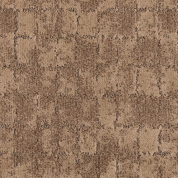 Posh Patterns Dapper Brown 37 oz. Polyester Pattern Carpet - Installation Required