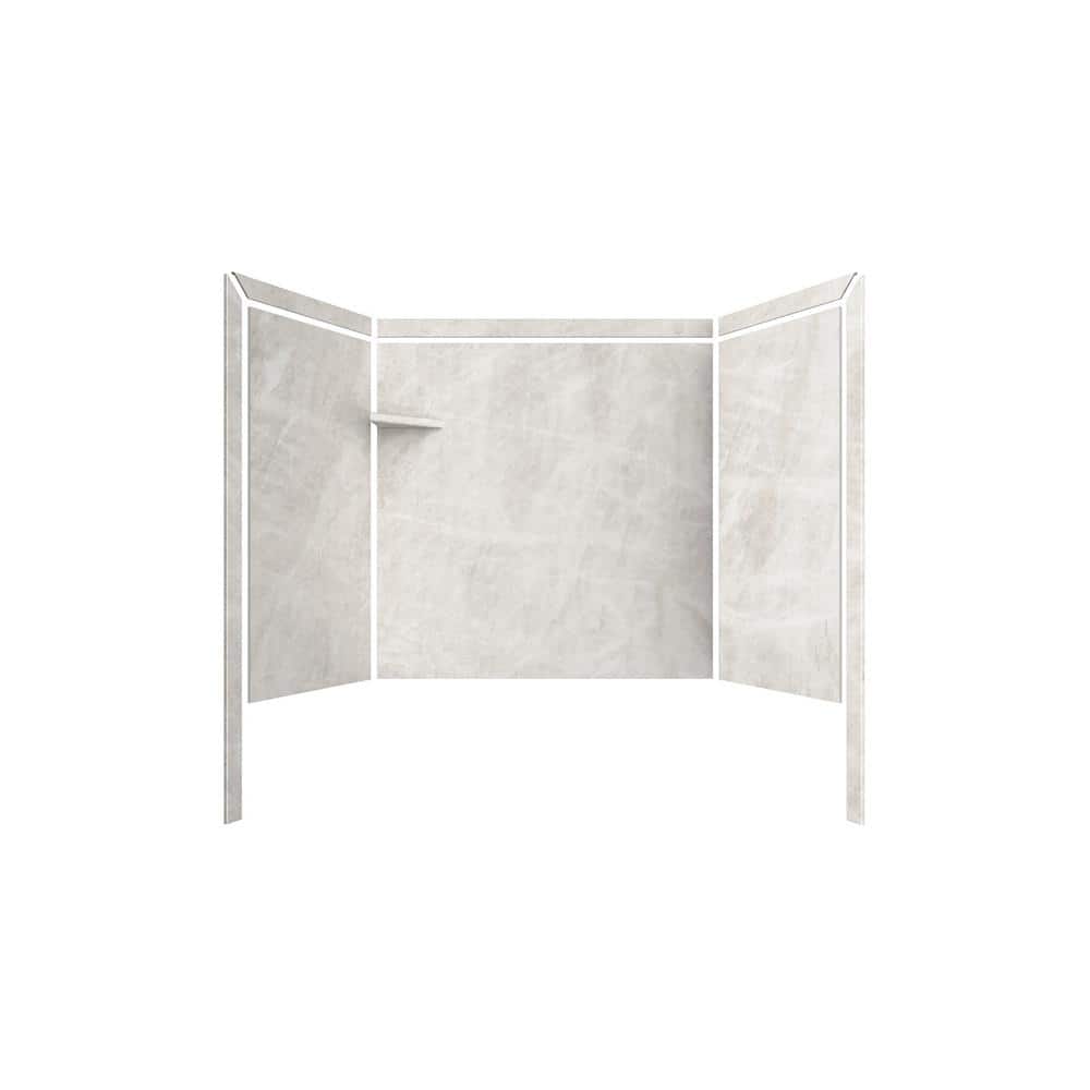 Elite Dune Composite 60" x 32" x 60" Alcove Bathtub Surround Kit