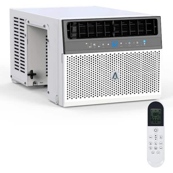 6,300 BTUs (DOE) 115-Volts Through the Wall AC Air Conditioner in White Cools 250 sq. ft. with Remote and WiFi-Enabled