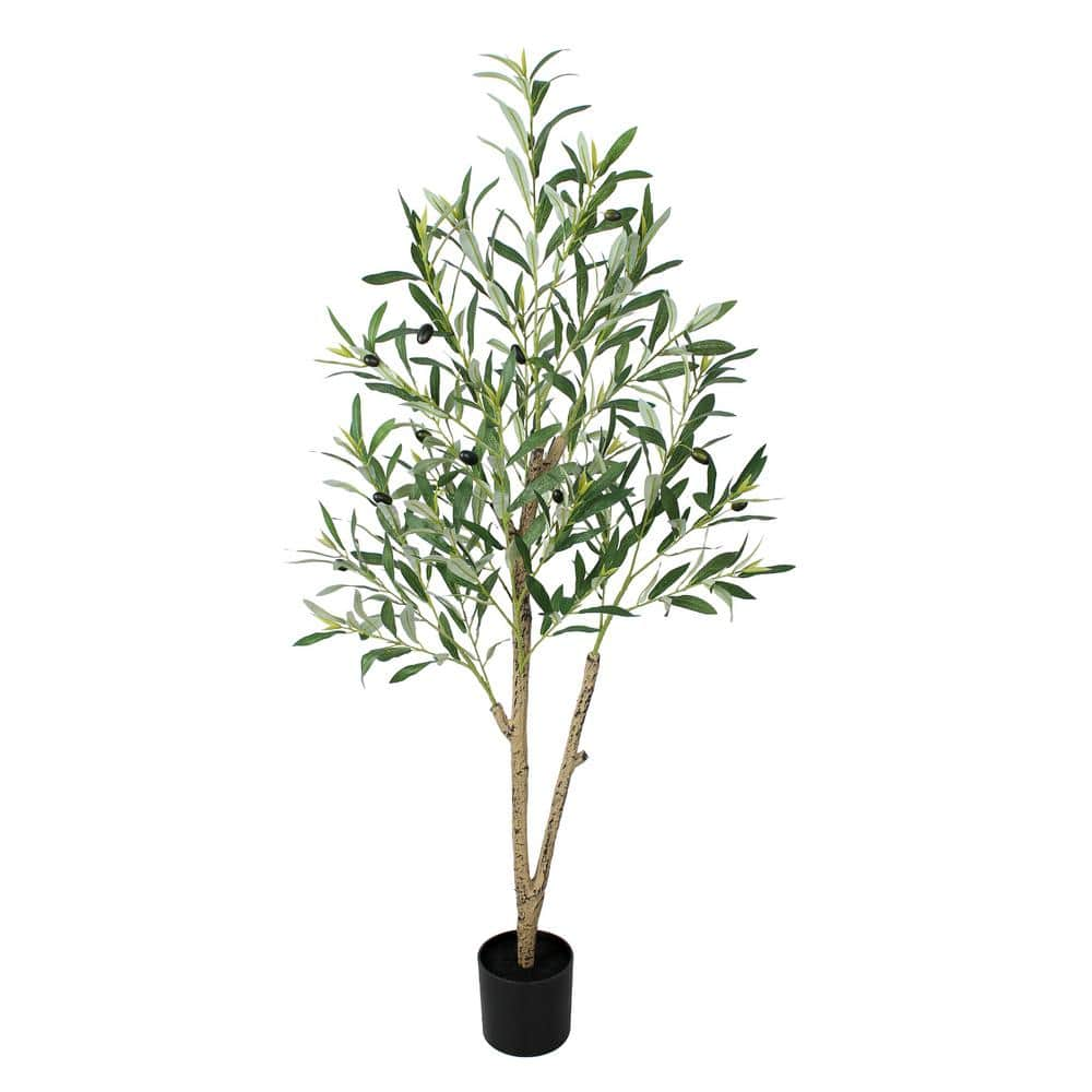 Patere 4 ft. Tall Artificial Plant Olive Tree HD-L120 - The Home Depot