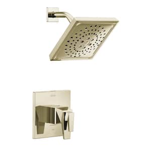 Trillian TempAssure 1-Handle Wall-Mount Shower Trim Kit in Lumicoat Polished Nickel (Valve Not Included)