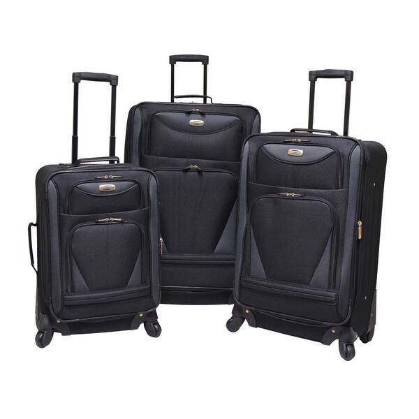 Travelers Club Skyview 2.0 3-Piece  Softside Vertical Rolling Luggage Set with Spinner Wheels