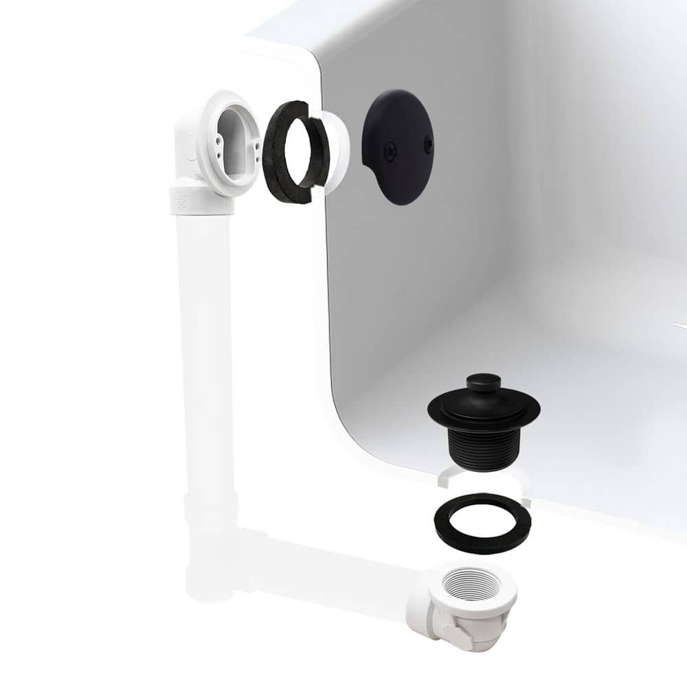 Pull and Drain Sch. 40 PVC Plumber's Pack with 2-Hole Elbow, Matte Black price history on PriceWatchPro