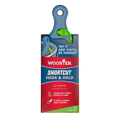 2 in. Shortcut Hook & Hold Polyester Angle Sash Brush