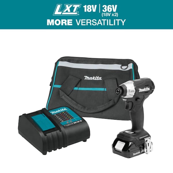 Makita 18V LXT Sub-Compact Lithium-Ion Brushless Cordless Variable Speed Impact Driver Kit (1.5Ah)