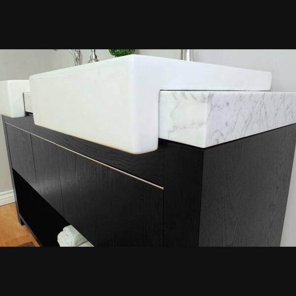 Bellaterra Home Kinley 58 in. W x 20 in. D x 36 in. H Double