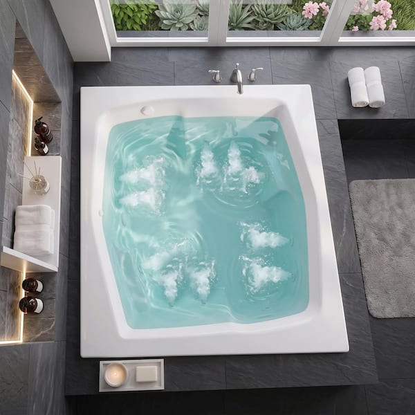 Universal Tubs Amethyst Series 72 in. x 54 in. Rectangular