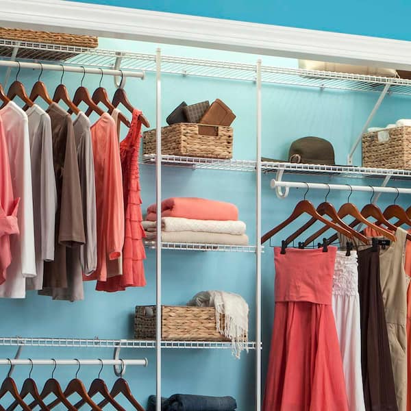 ClosetMaid 1/4 White Shelf End Caps for Ventilated Wire