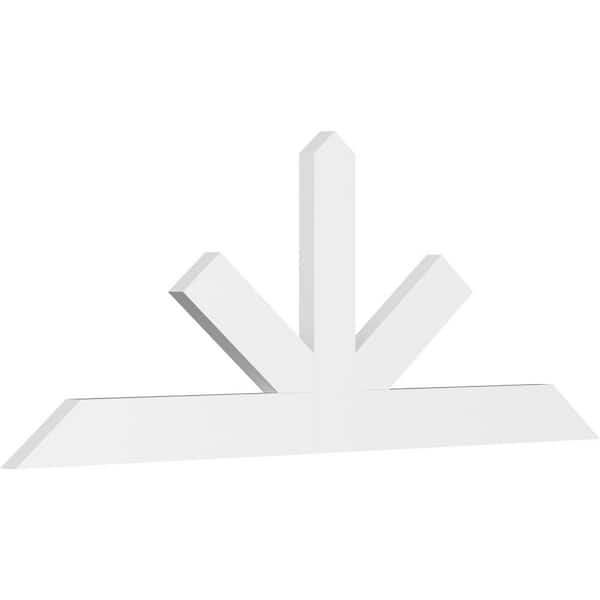 Ekena Millwork Saratoga 84 in. W x 31.5 in. H x 2 in. D Signature Polyurethane Bracket
