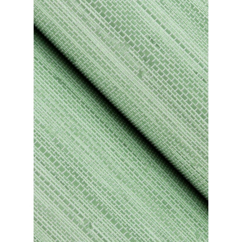 Sage Green 3D Grasscloth Peel and Stick Wallpaper
