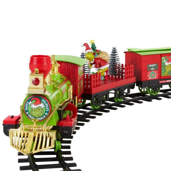 Grinch 36-Piece Battery Operated Grinch Holiday Express Train Set 25RZ29332