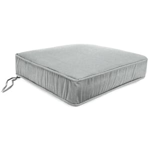 22.5 in. L x 22.5 in. W x 5 in. T Outdoor Deep Seat Cushion in Tahiti Silver