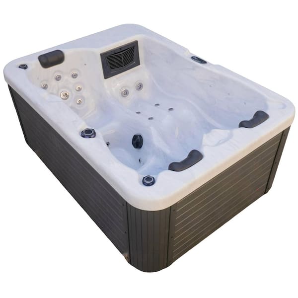 Luxury Spas Allure 3-Person-With Lounger-29 Jet-220v Standard Hot