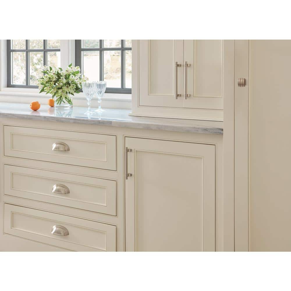Satin Nickel Brushed Modern Industrial Cabinet Bar Pull