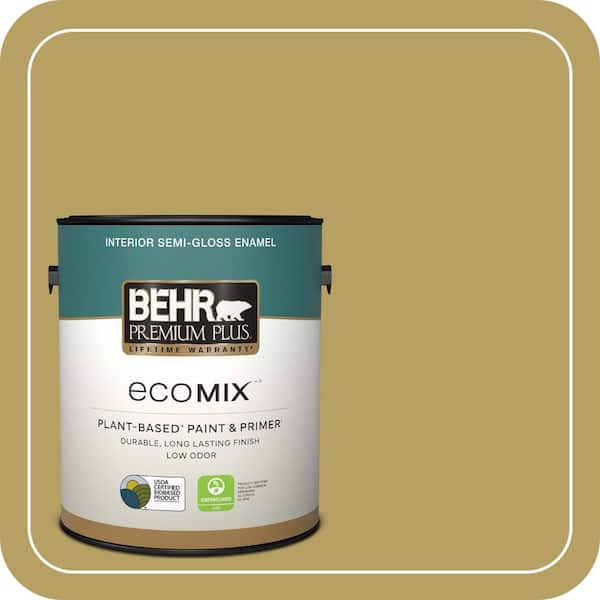 1 gal. #PPU6-19 Chameleon Semi-Gloss Enamel EcoMix Plant-Based Interior Paint & Primer