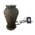 Large Fire and Water Stacked Slate Urn