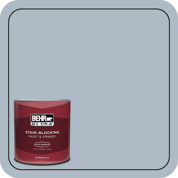 BEHR ULTRA 1 qt. #PPU14-12 Hazy Skies Extra Durable Flat Interior Paint & Primer