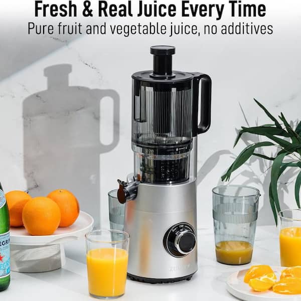 Zulay Kitchen Cold Press 200W 16oz Juicer Slow Masticating with