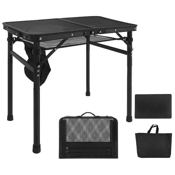 backpack folding mini metal table Outplea Small Camping Table, Low Portable Beach Tables, Green VILLEY camping Table unlike other similar tables with bungee cord connection this table has unique hinged design connection which will make it last many years 2 ft. Folding Camping Table,
