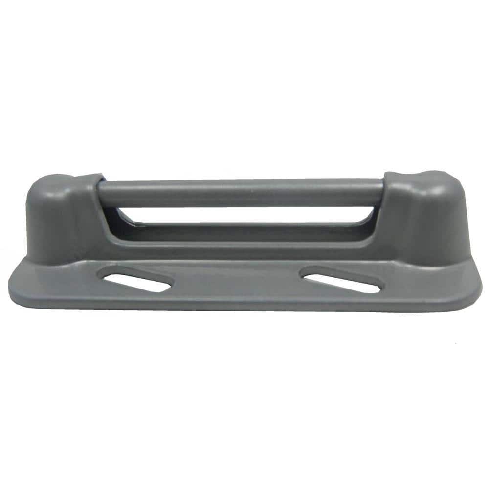 2-7/8 in. Silver Screen Door Resilient Striker
