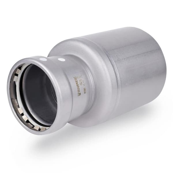 T TITANPRESS 4 in. x 2 in. Carbon Steel Press Street Reducer XL FKM Mechanical