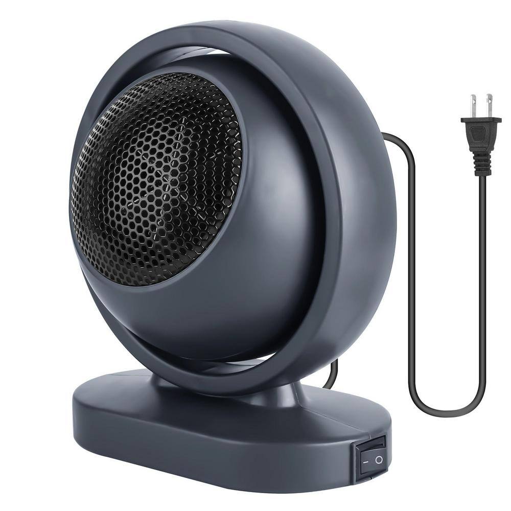 300-Watt Fast Heating Portable Electric Forced Air Heater Furnace with Over