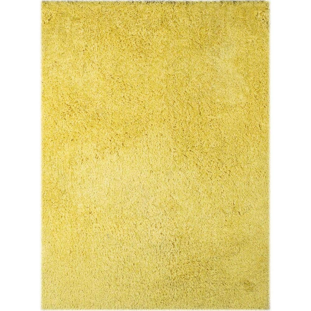 Amer Rugs Illustrations 4 ft. X 6 ft. Yellow Solid Color Area Rug ILT6 ...