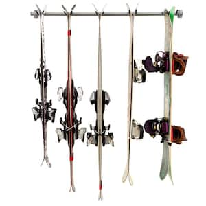 SKI RACK HANGER WALL MOUNTED FOR 4 PAIRS - Buy Online - 71167971