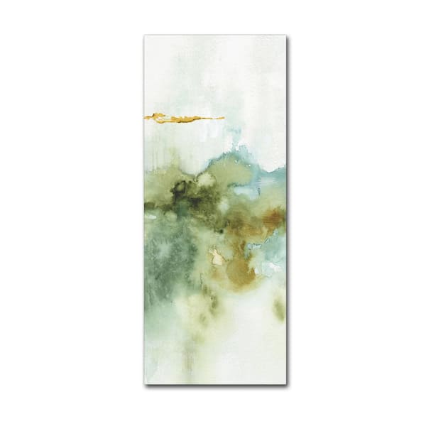 Trademark Fine Art 24 in. x 10 in. "My Greenhouse Abstract V" by Lisa Audit Printed Canvas Wall Art